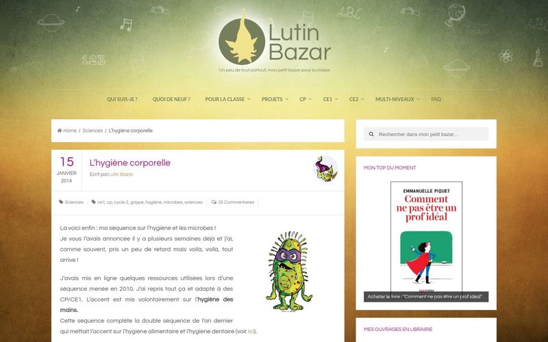 L'hygiène corporelle : Lutin Bazar